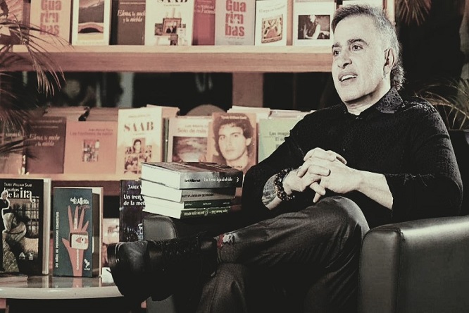 Tarek William Saab - Música y palabra ¡El ritmo del rock en la poesía! - FOTO